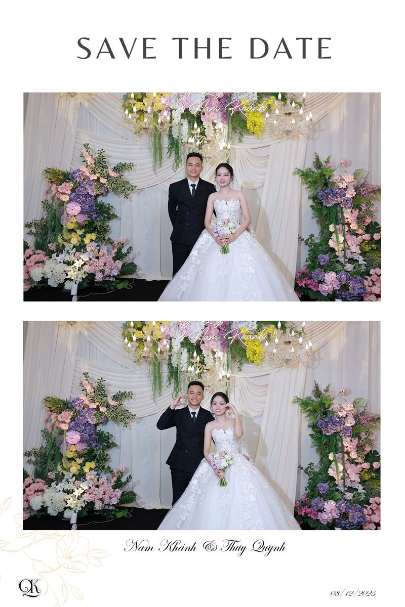 Photobooth tiệc cưới tháng 12 — ảnh 1