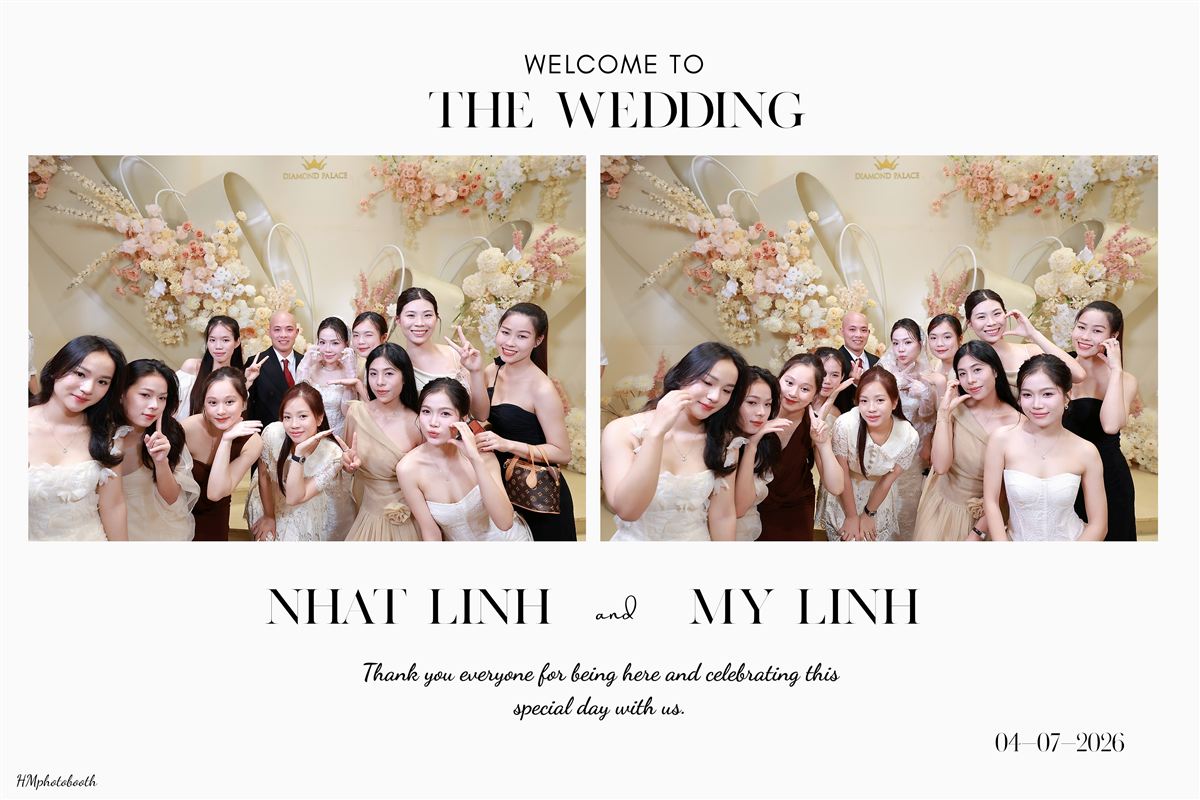 Photobooth tiệc cưới Diamond Palace — ảnh 2