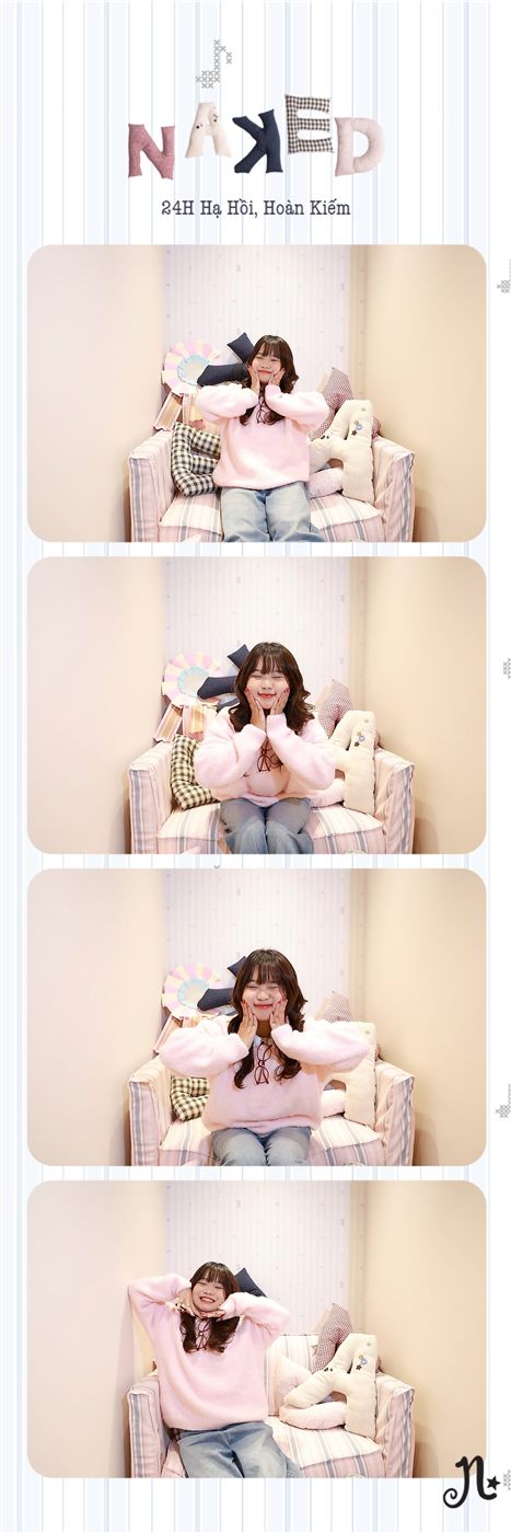Dải photo strip in tại sự kiện Naked